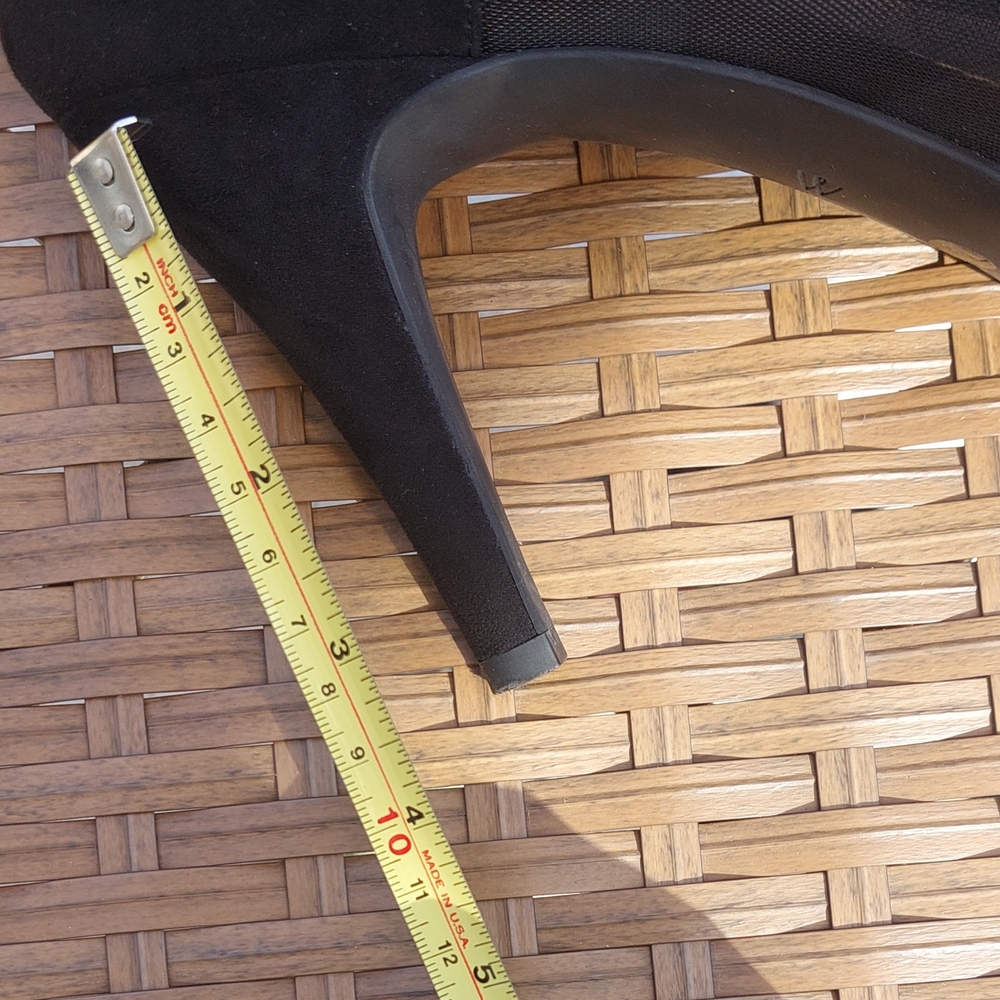 Worthington Black Mesh Heels - Picture 3 of 4